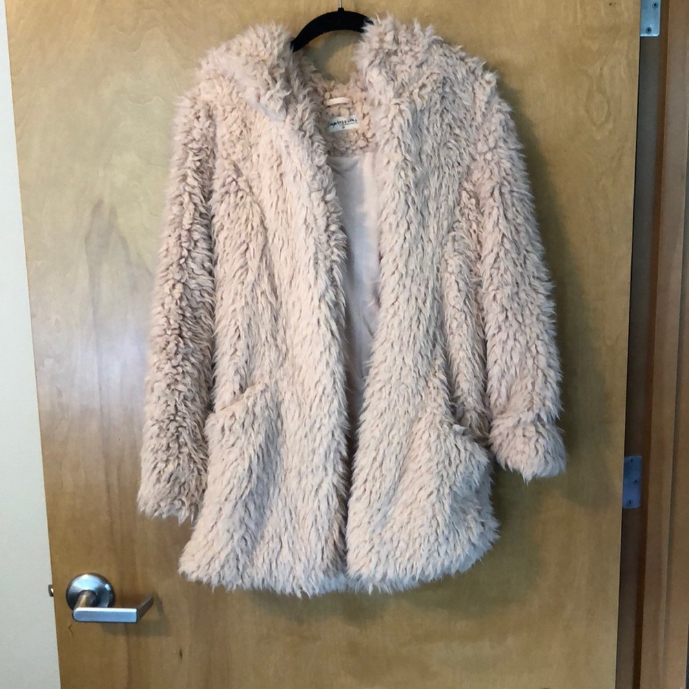 Long Teddy coat